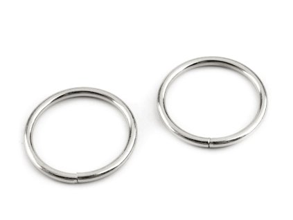 Kroužek Ø25 mm (Balení 10 ks, Varianta 3 nikl černý)