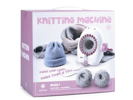 Mlýnek na pletení střední pro snadné pletení (Balení 1 ks, Varianta bílá)