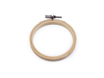 Vyšívací kruh bambusový Ø8 cm (Balení 1 ks, Varianta bambus světlý)