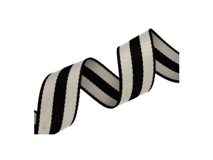 Polycotton popruh šíře 38 mm - pruhy (Barva 7)