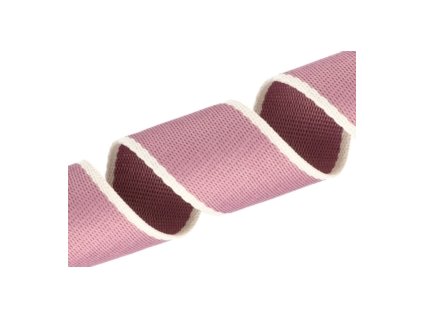 Polycotton popruh 38 mm, tlouštka 1,4 mm - pruhy (Barva šalvěj 3T 50 yd)