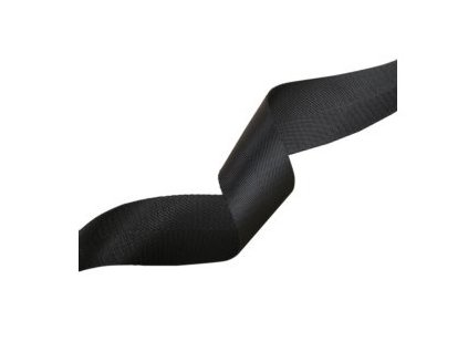 polyesteorvy popruh hladky tlouska 1 4 mm cerny