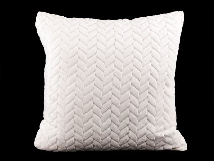 Povlak na polštář plyšový 40x40 cm (Balení 2 ks, Varianta 2 béžová)