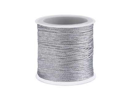 Lurexová šňůra / briliantový motouz Ø0,3 mm vánoční (Balení 1 ks, Varianta 1 stříbrná)