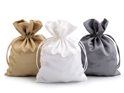 Dárkový pytlík 13x18 cm saténový (Balení 1 ks, Varianta 1 Off White)