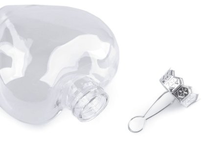 Baňka k dozdobení - srdce, medailon (Balení 2 ks, Varianta 1 transparent srdce)