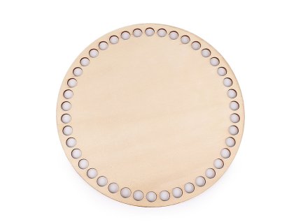 Dno na pletení  / výrobu košíků Ø20 cm (Balení 10 ks, Varianta přírodní sv.)