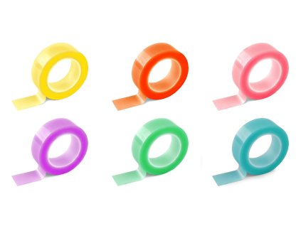 Nano páska oboustranná barevná šíře 2 cm (Balení 1 ks, Varianta 1 žlutá UV)