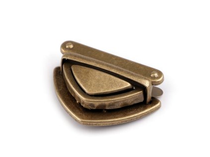 Sada zapínání na tašku 42x27 mm (Balení 1 sada, Varianta 3 staromosaz)