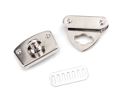 Sada zapínání na tašku 32x37 mm (Balení 1 sada, Varianta 1 nikl)