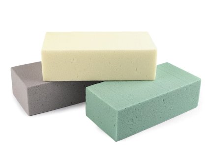 Aranžovací hmota pro suché aranžování 7x10,5x23 cm (Balení 20 ks, Varianta náhodná barva)