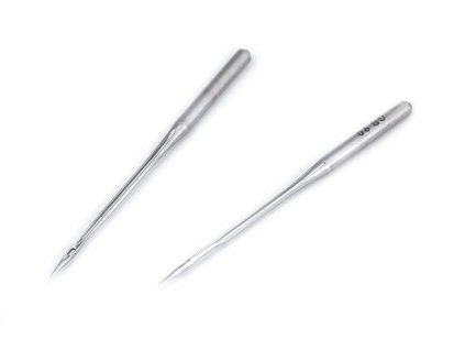 Strojové jehly do průmyslových strojů Groz - Beckert na úplet 70; 80; 90 (Balení 10 krab., Varianta 1 (70) nikl)