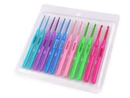 Sada háčků na háčkování (Balení 1 sada, Varianta mix)