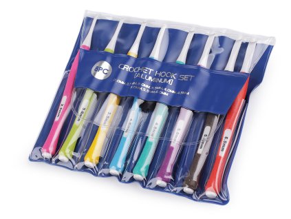 Sada háčků na háčkování se silikonovou rukojetí (Balení 1 sada, Varianta mix)