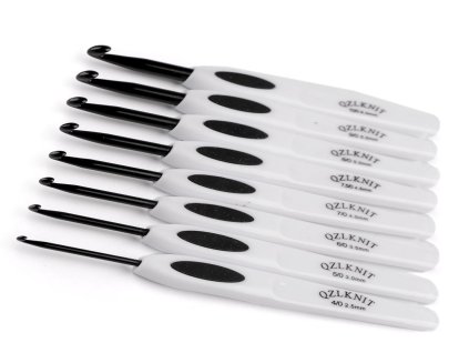 Sada háčků na háčkování (Balení 1 sada, Varianta bílá)