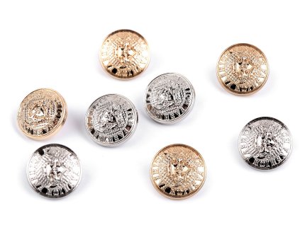 Kovový knoflík velikost 24" (Balení 5 ks, Varianta 1 nikl)