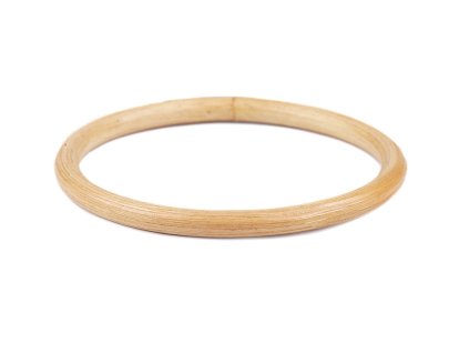 Bambusová ucha na tašky / lapač snů Ø12 cm (Balení 1 ks, Varianta bambus světlý)