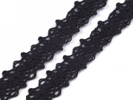 Bavlněná krajka / vsadka paličkovaná šíře 12 mm (Balení 27 m, Varianta 3 růžová světlá)