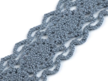 Bavlněná krajka / vsadka paličkovaná šíře 25 mm (Balení 22.5 m, Varianta 4 bílá)