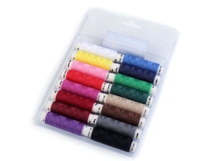 Sada nití Unipoly na blistru 16 ks (Balení 1 blistr, Varianta mix barev)