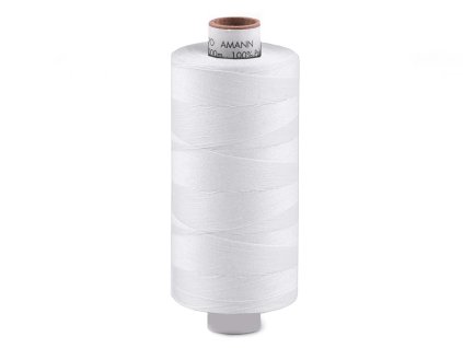 Polyesterové nitě návin 1000 m Aspo Amann (Balení 1 ks, Varianta 2000 bílá)