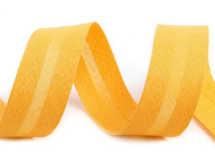 Šikmý proužek bavlněný šíře 20 mm zažehlený (Balení 25 m, Varianta 500 155 modrá světlá)