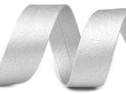 Šikmý proužek koženkový šíře 15 mm zažehlený nerozměřený (Balení 1 m, Varianta 3 černá)