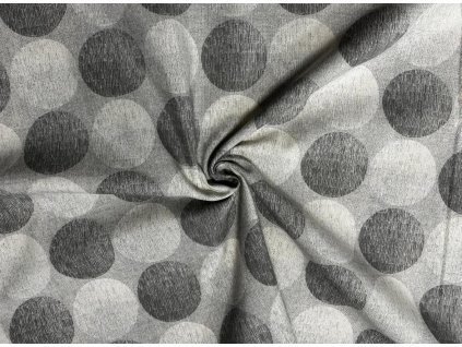 bavlna rezna geometricke kruhy sede lic