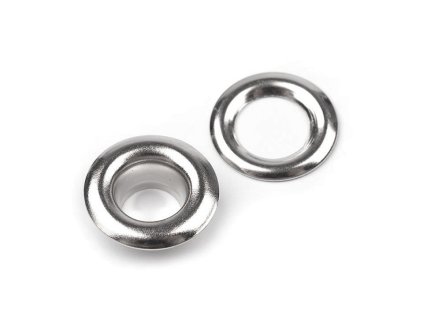 Průchodky s podložkou vnitřní Ø7 mm / vnější Ø13 mm (Balení 100 pár, Varianta nikl)