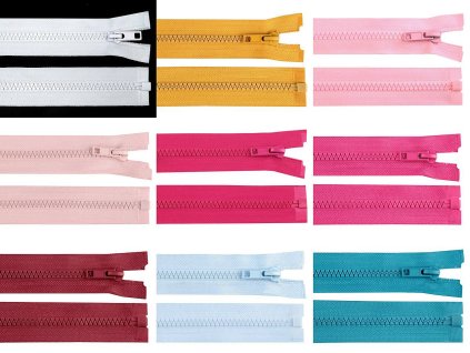 Kostěný zip No 5 délka 60 cm bundový (Balení 1 ks, Varianta 306 béžová nejsv.)