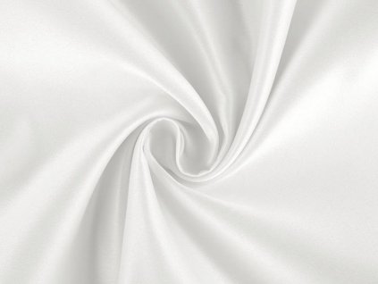 Satén tuhý metráž (Balení 1 m, Varianta 1 bílá)