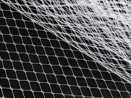 Francouzský závoj šíře 160 cm (Balení 1 m, Varianta 2 černá)