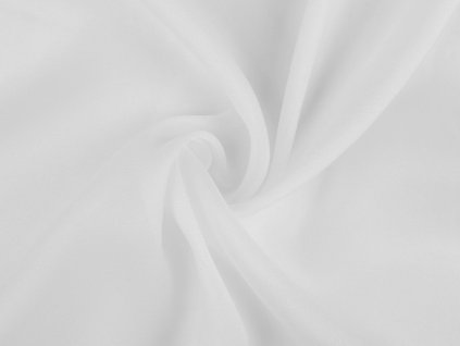 Šifon s leskem (Balení 1 m, Varianta 1 (1) Off White)
