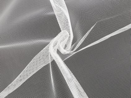 Tyl tuhý na krinolínu (Balení 1 m, Varianta Off White mat)