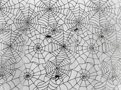 Tyl pavučina (Balení 1 m, Varianta černá)