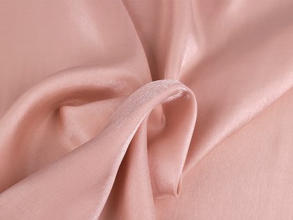 Šatovka se šanžánovým efektem BA + PES (Balení 1 m, Varianta 2 (4) pudrová)