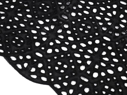 Madeira bavlněná vyšívaná s ozdobným okrajem (Balení 1 m, Varianta 1 (140 cm) bílá)