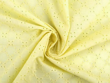 Madeira bavlněná s vyšívanými květy (Balení 1 m, Varianta 4 modrá tmavá)