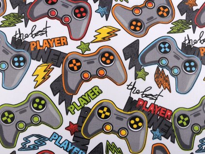 Bavlněná látka / plátno konzole (Balení 1 m, Varianta 1 (244) bílá)