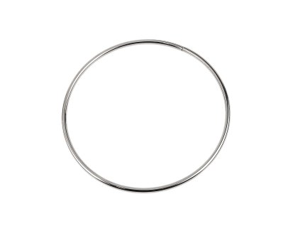 Kovový kruh / ucho na tašku Ø16 cm (Balení 1 ks, Varianta 1 nikl)