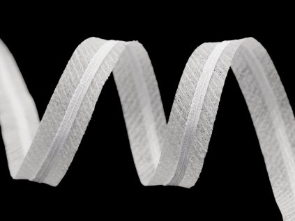 Zažehlovací proužek do švů s tkanicí (Balení 47 m, Varianta 1 bílá)