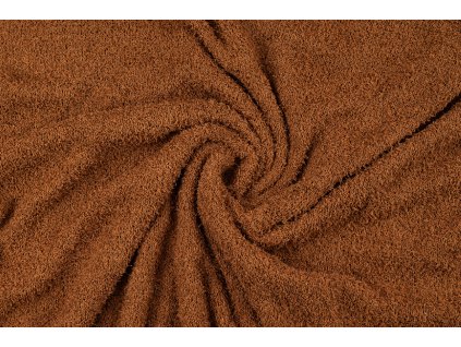 bavlneny uplet bukle camel 230 g m2