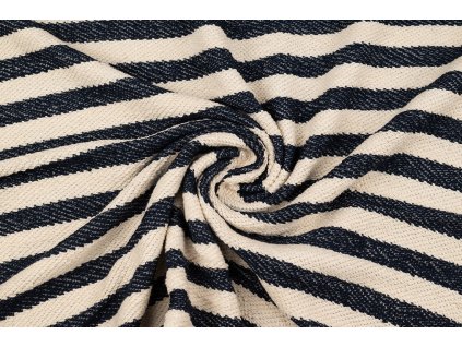 odlehcena svetrovina s modrymi pruhy