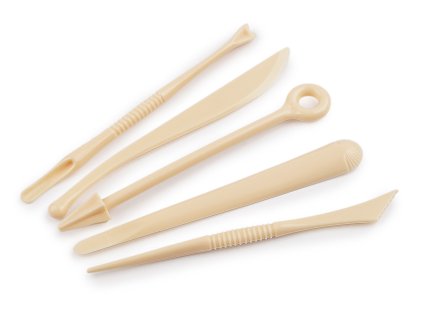 Modelovací pomůcky sada 5 ks (Balení 1 sada, Varianta 1 béžová světlá)