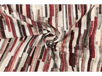 bavlna rezna cervene prouzky