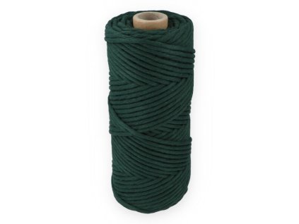 šňura 5 mm tmavě zelená