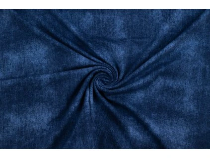 teplakovina modra odreny vzhled