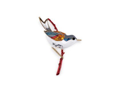 Brož ptáček (Balení 1 ks, Varianta 1 multikolor)