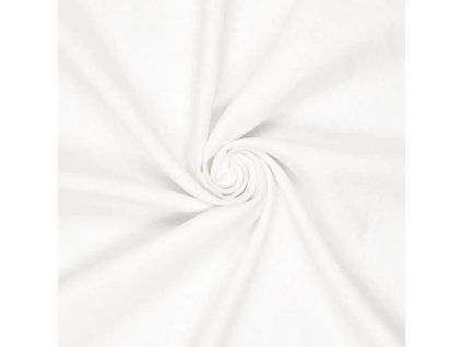 Lněná tkanina Off White