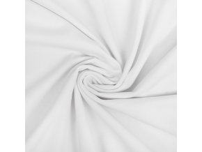 Jednostranný elastický úplet biely 160g